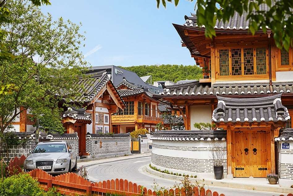 Корейская деревня пазл онлайн
