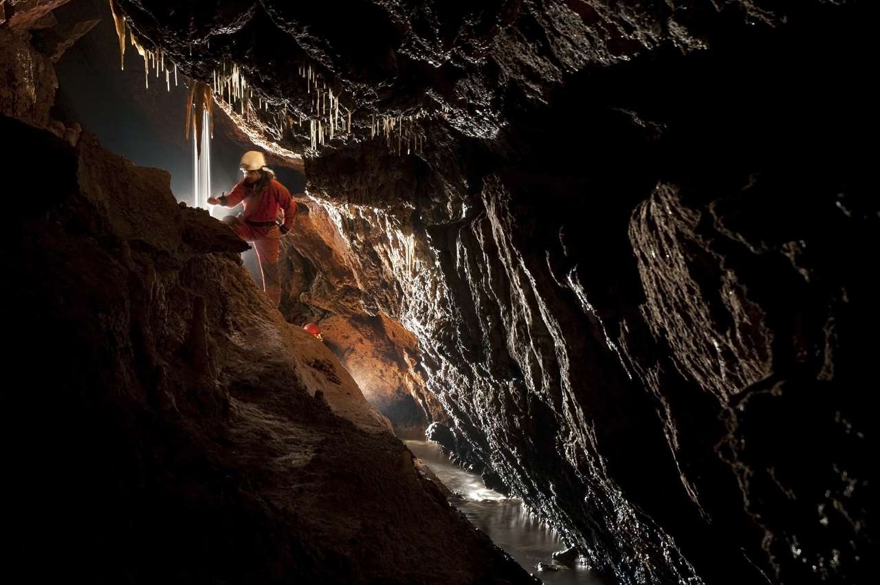 Caverna explorador quebra-cabeças online