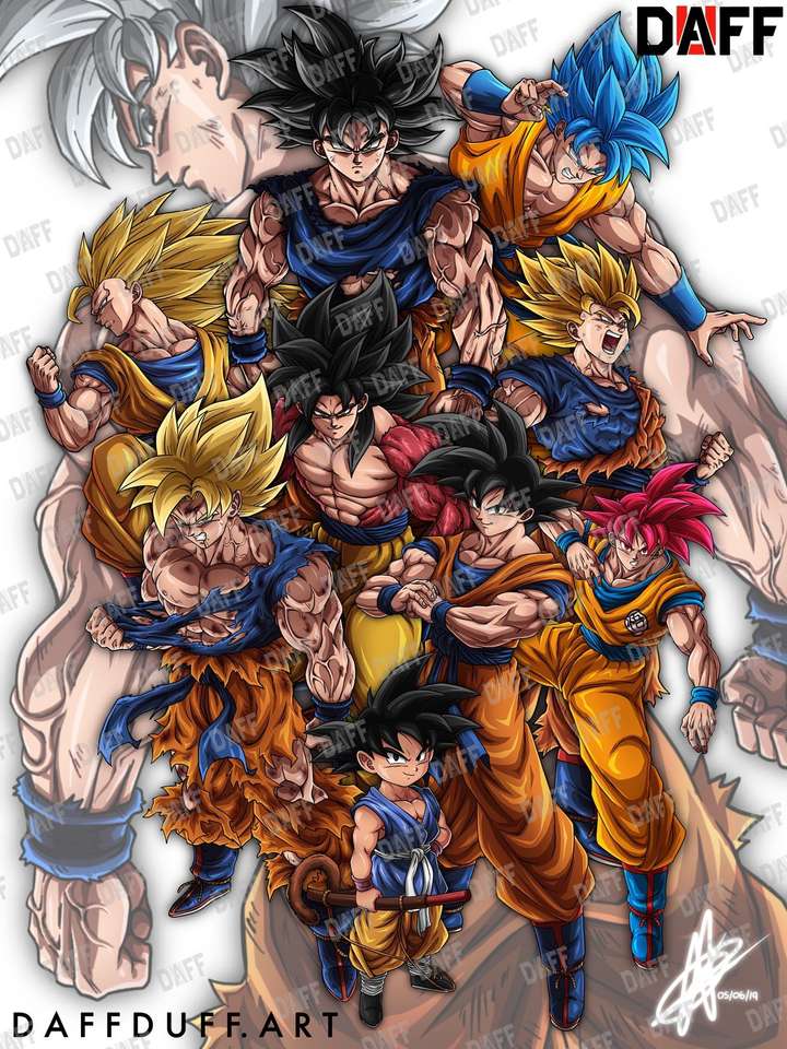 Dragon Ball. puzzle en ligne