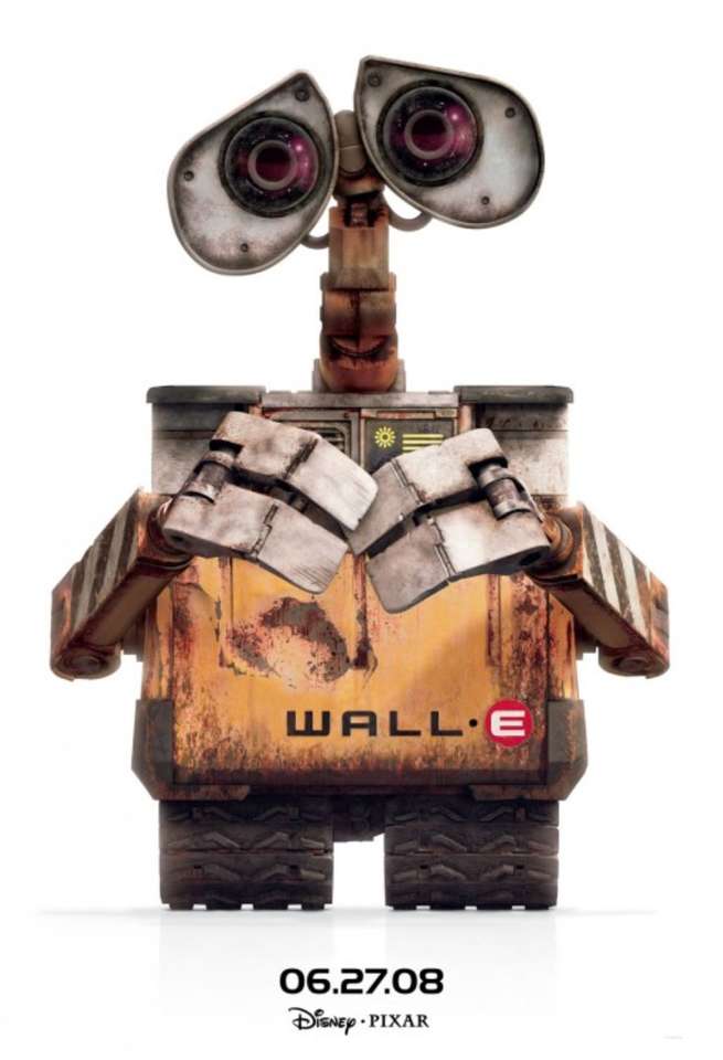 Wall-E филм плакат онлайн пъзел
