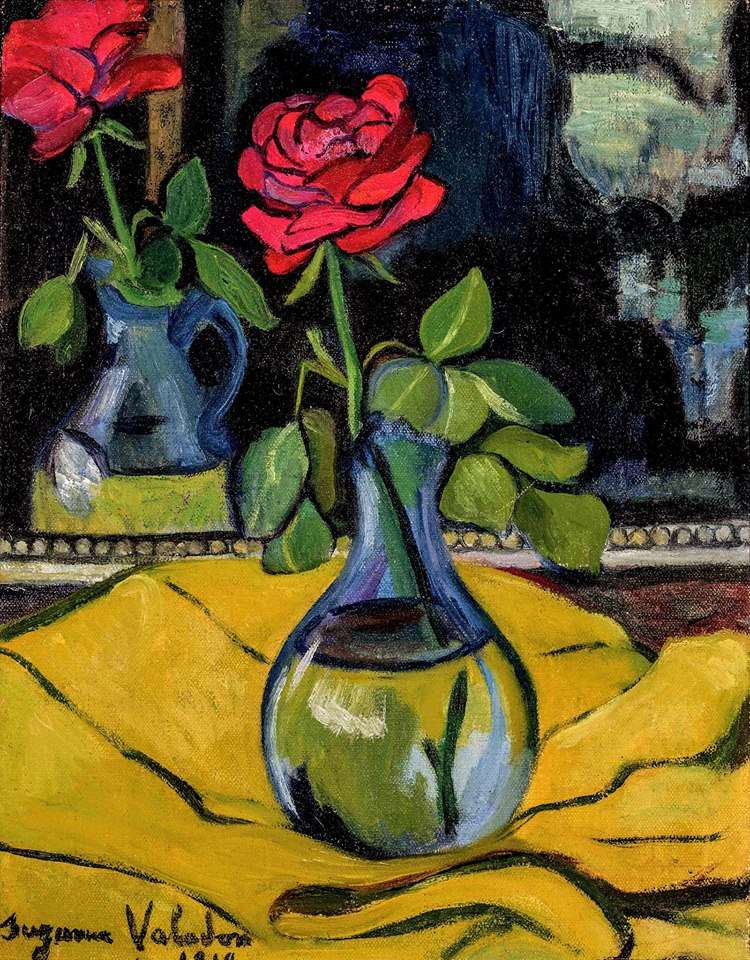 "The Mirror Rose" Suzanne Valadon online puzzle