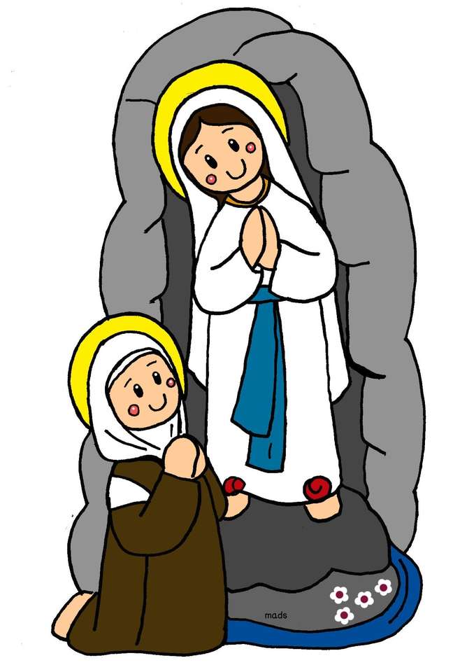Vår Lady of Lourdes pussel på nätet