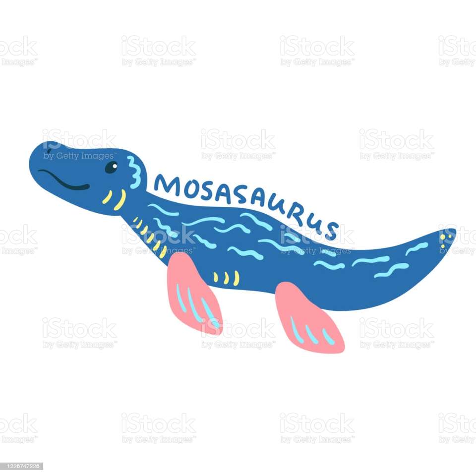 Mosassaurus. Online-Puzzle