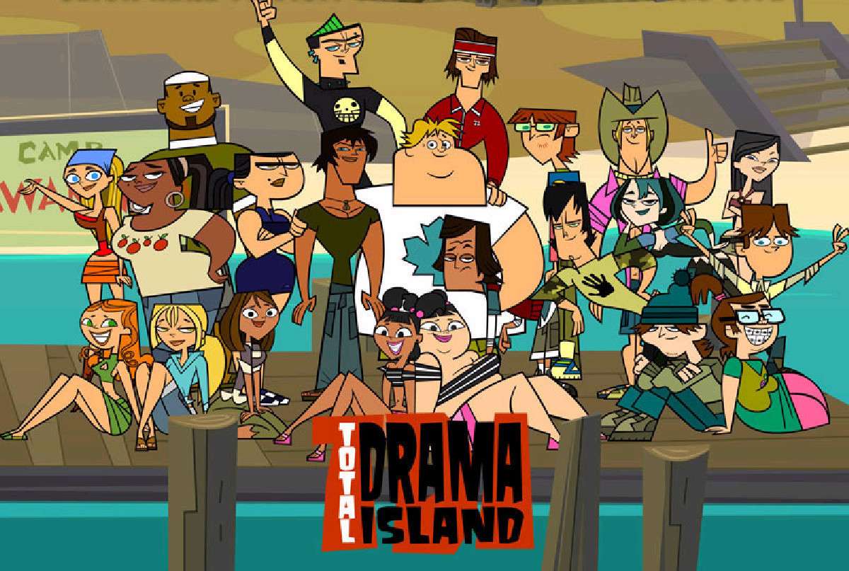 Total Drama Island. Online-Puzzle