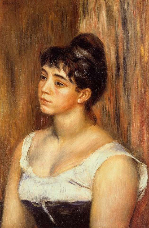"Suzanne Valadon" Pierre Auguste Renoir (1885) online puzzle