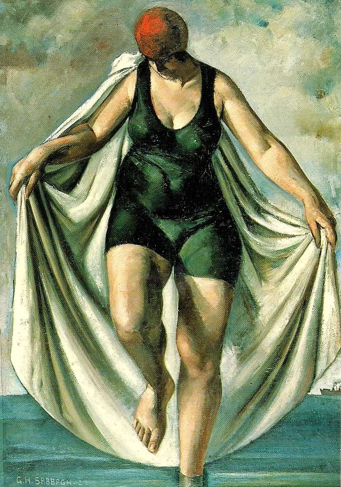 "Venus Anadyomène" Georges Sabbagh (1922) quebra-cabeças online