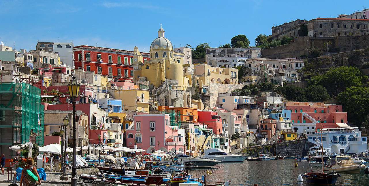 Остров Ла Корричелла Прочида Неаполь пазл онлайн
