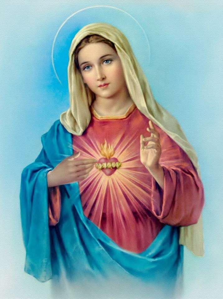 Coração sagrado de Maria puzzle online