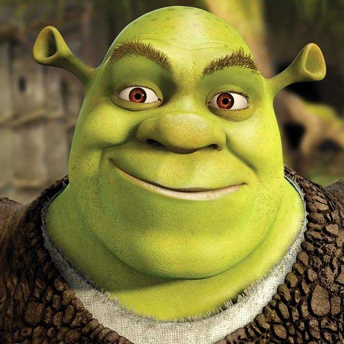Personagem Shrek do filme "Shrek". quebra-cabeças online