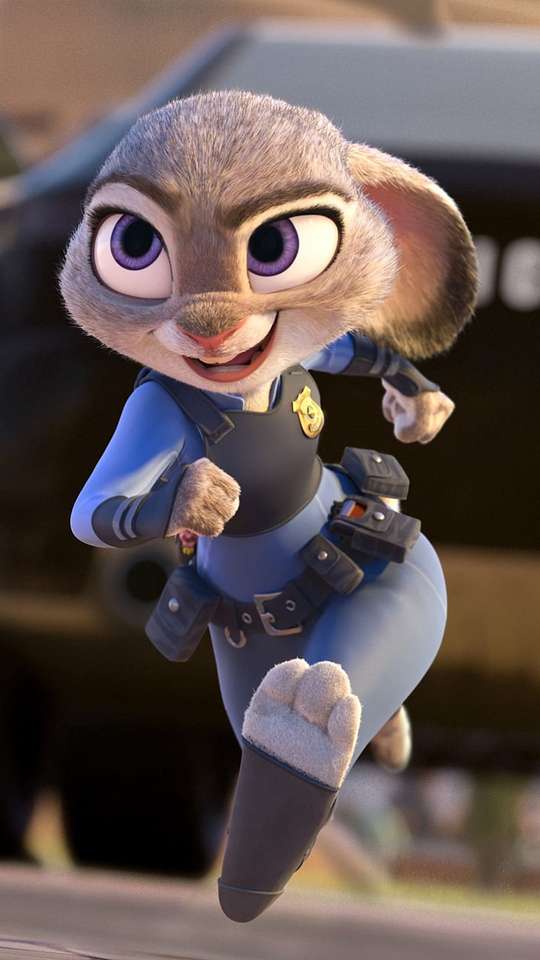Personaje Judy de la película de "Zootopia" rompecabezas en línea
