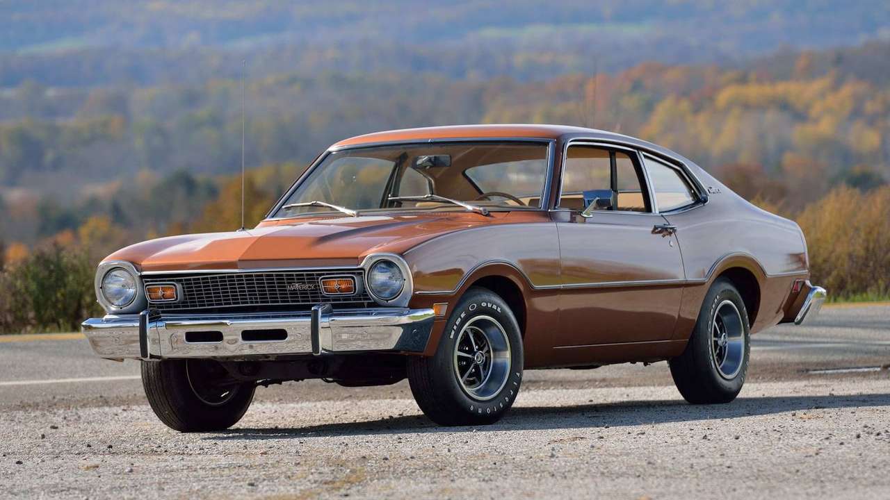 1974 Ford Maverick dvoupodlažní kupé skládačky online