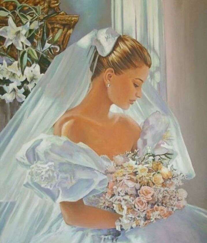Gyönyörű menyasszony kirakós online