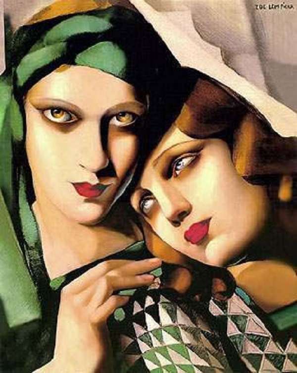 "The Green Turban" från Tamara de Lempicka pussel på nätet