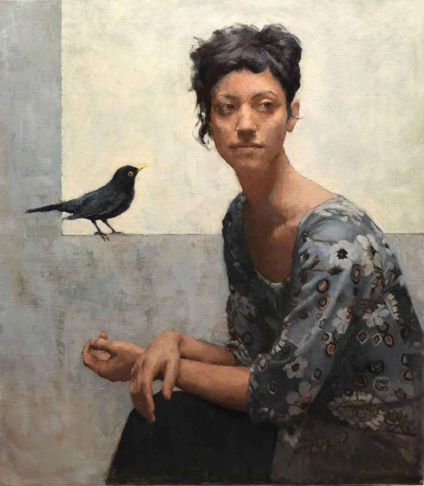 "Blackbird" от Елена Акангели онлайн пъзел