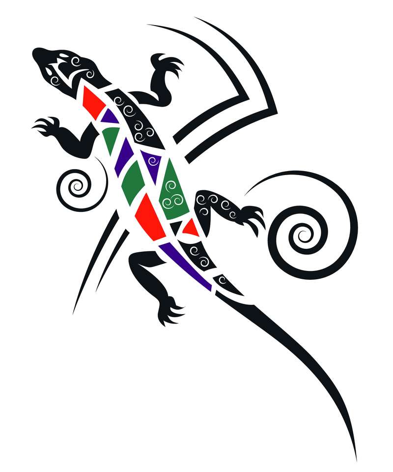 Lagarto de salamandra puzzle online