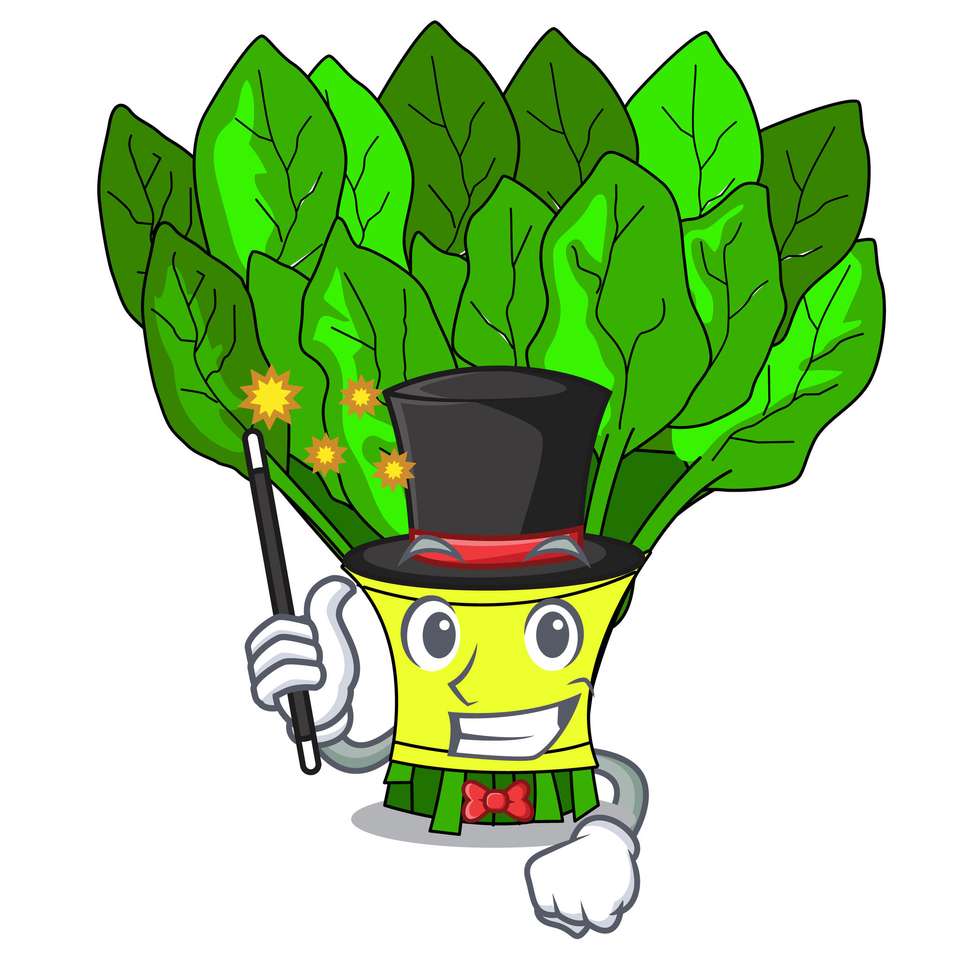 Spinaci vegetali magici puzzle online