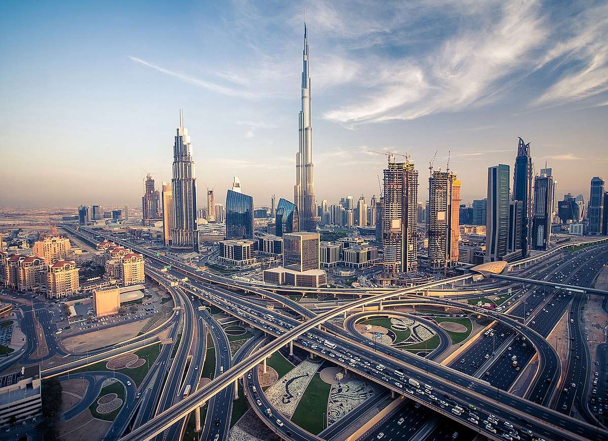 Burj Khalifa. pussel på nätet