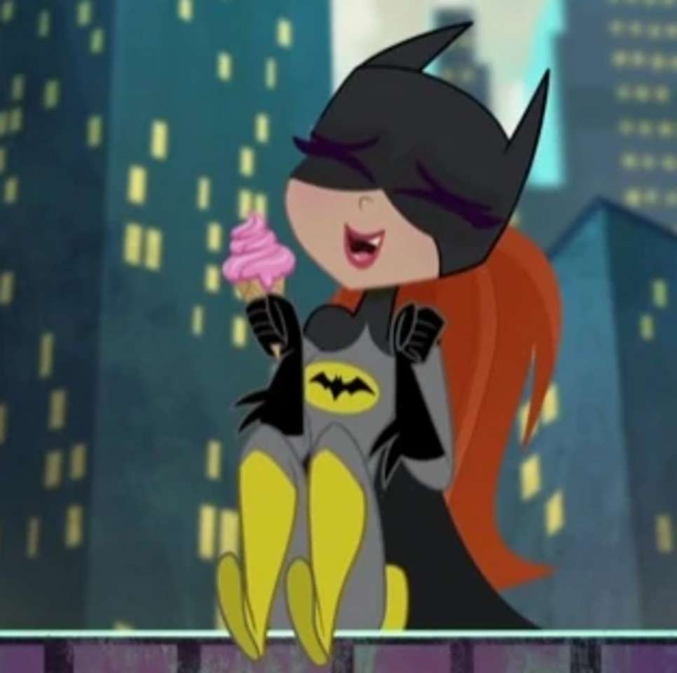 Batgirl com sorvete puzzle online
