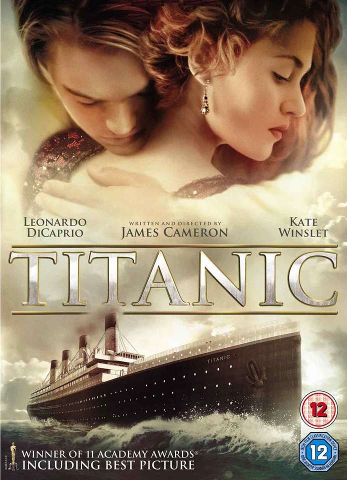 Титанік (постер) пазл онлайн