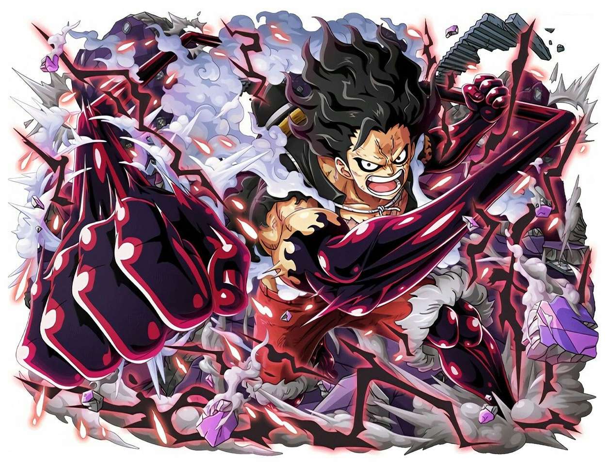 Luffy Snakeman. puzzle online