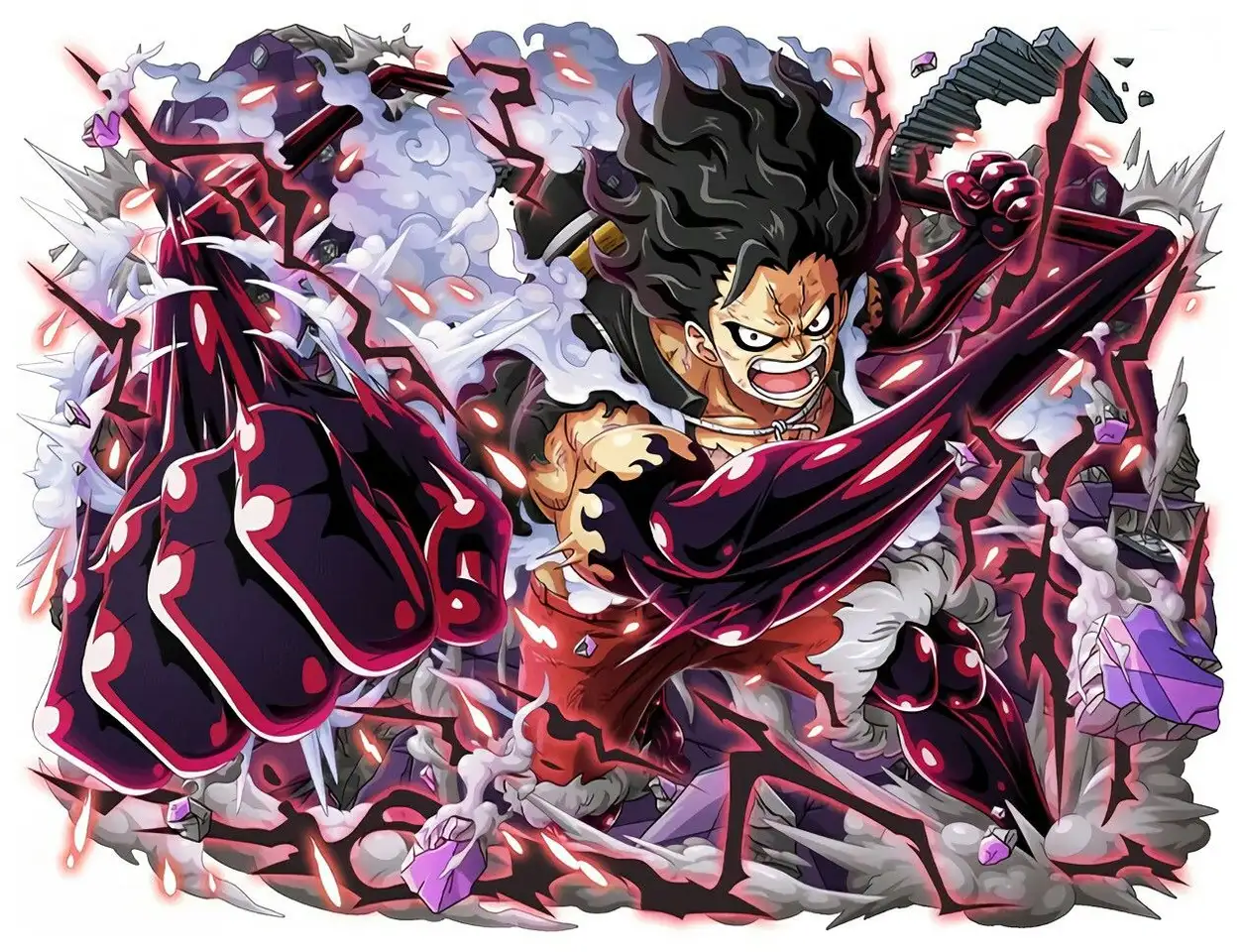 コミパラ　ルフィ　スネークマン ルフィスネイクマンSEC コミパラ