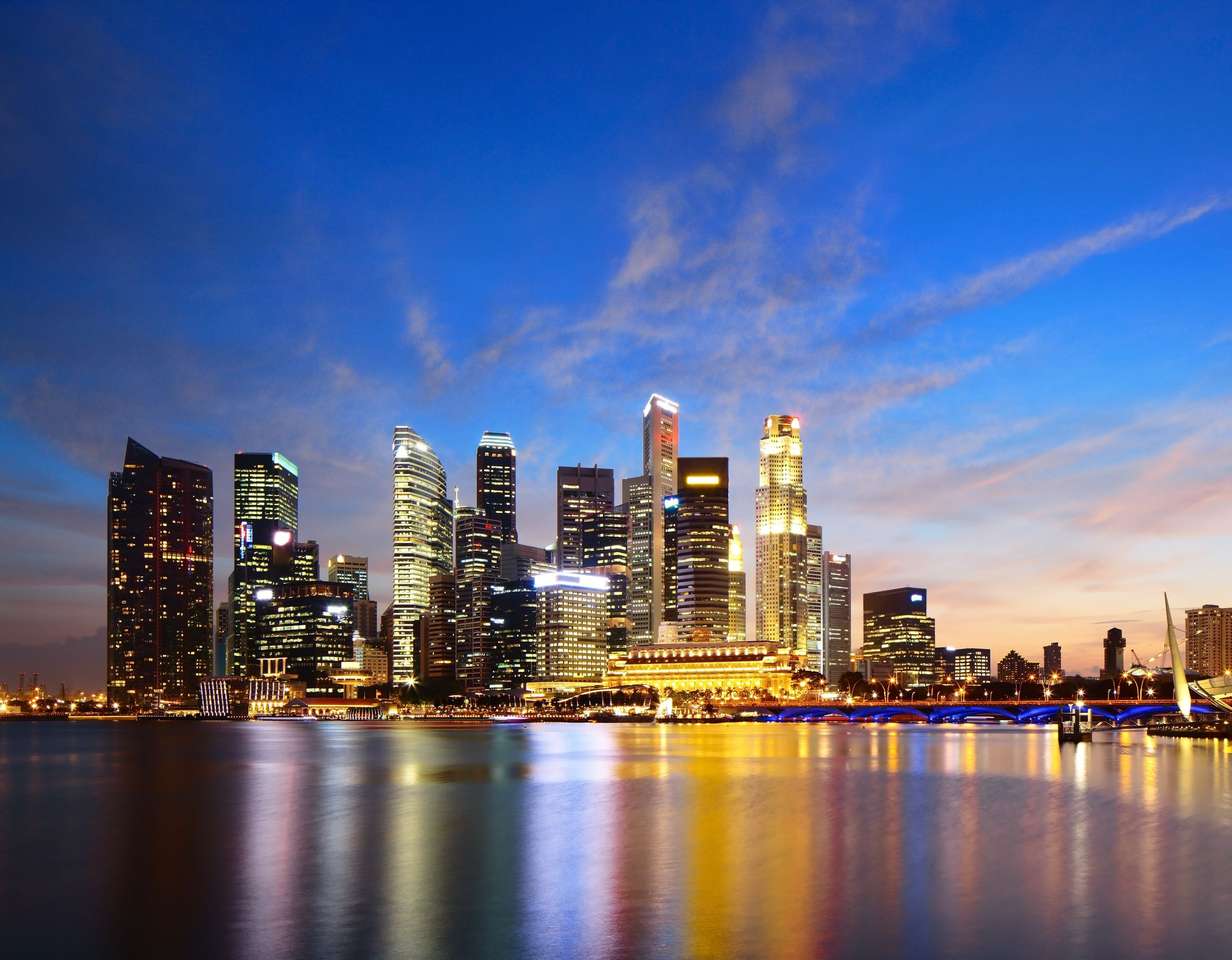 Сингапур Skyline онлайн пъзел