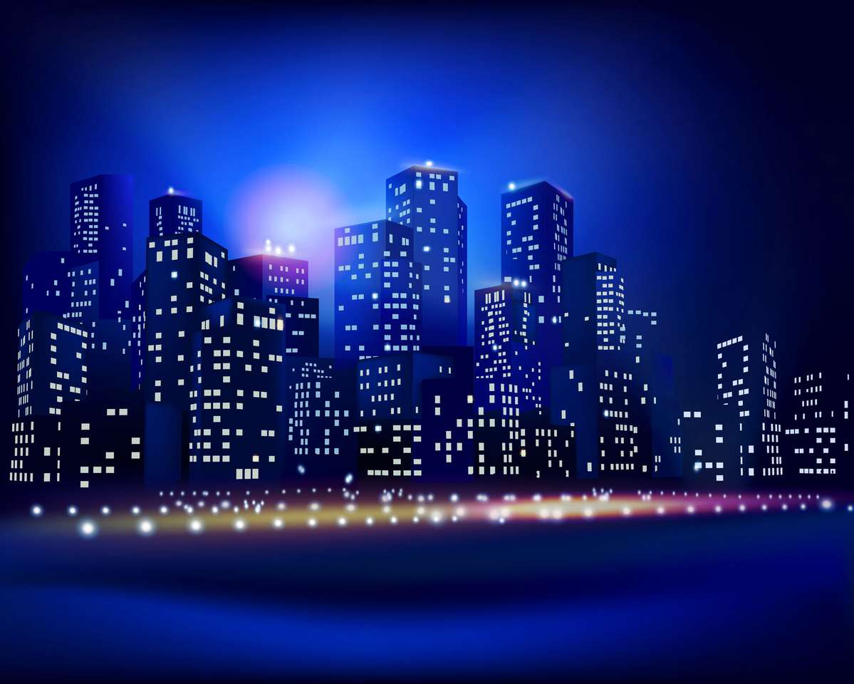Városi skyline online puzzle