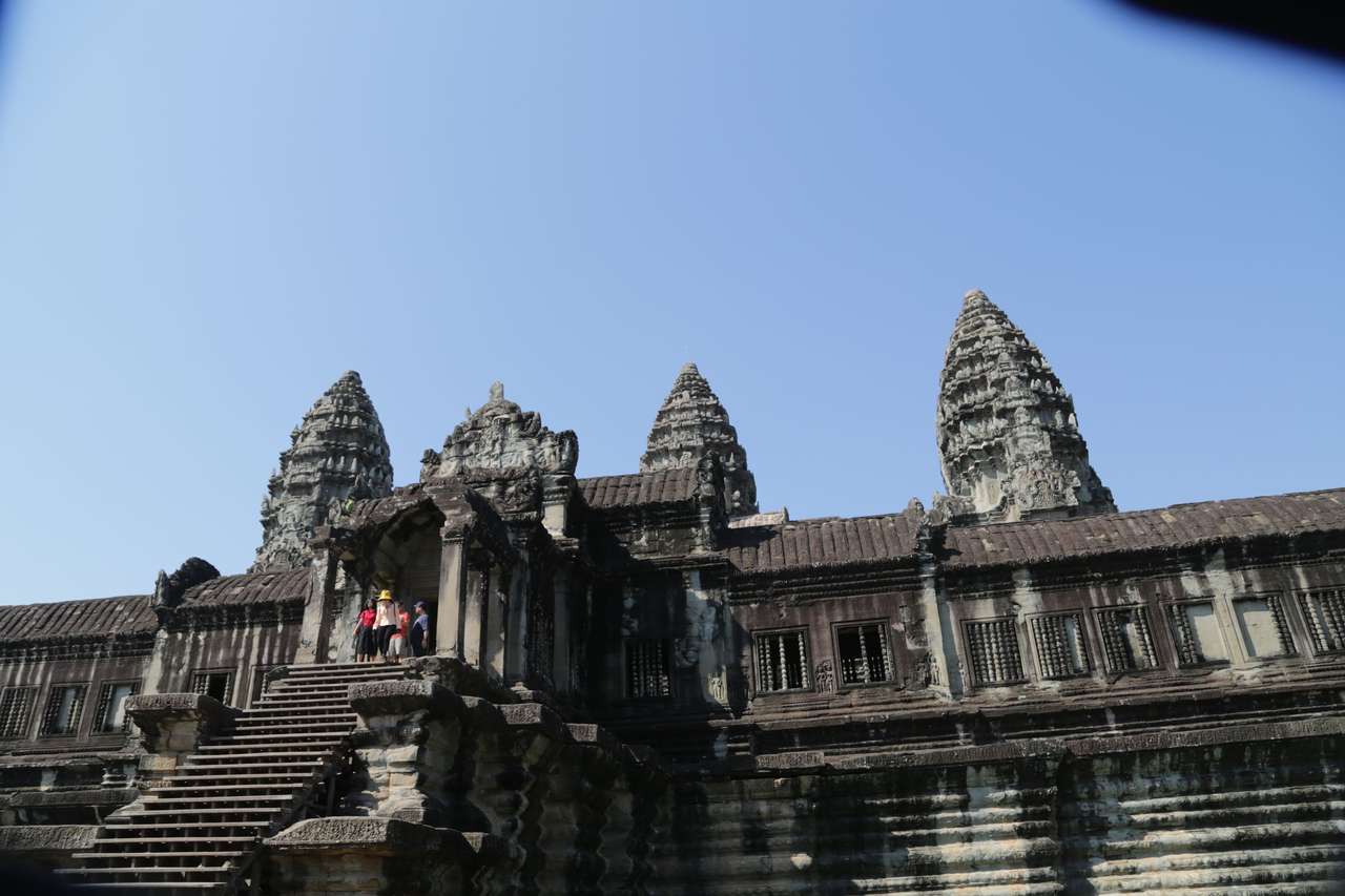 V Kambodži Angkor Wat skládačky online