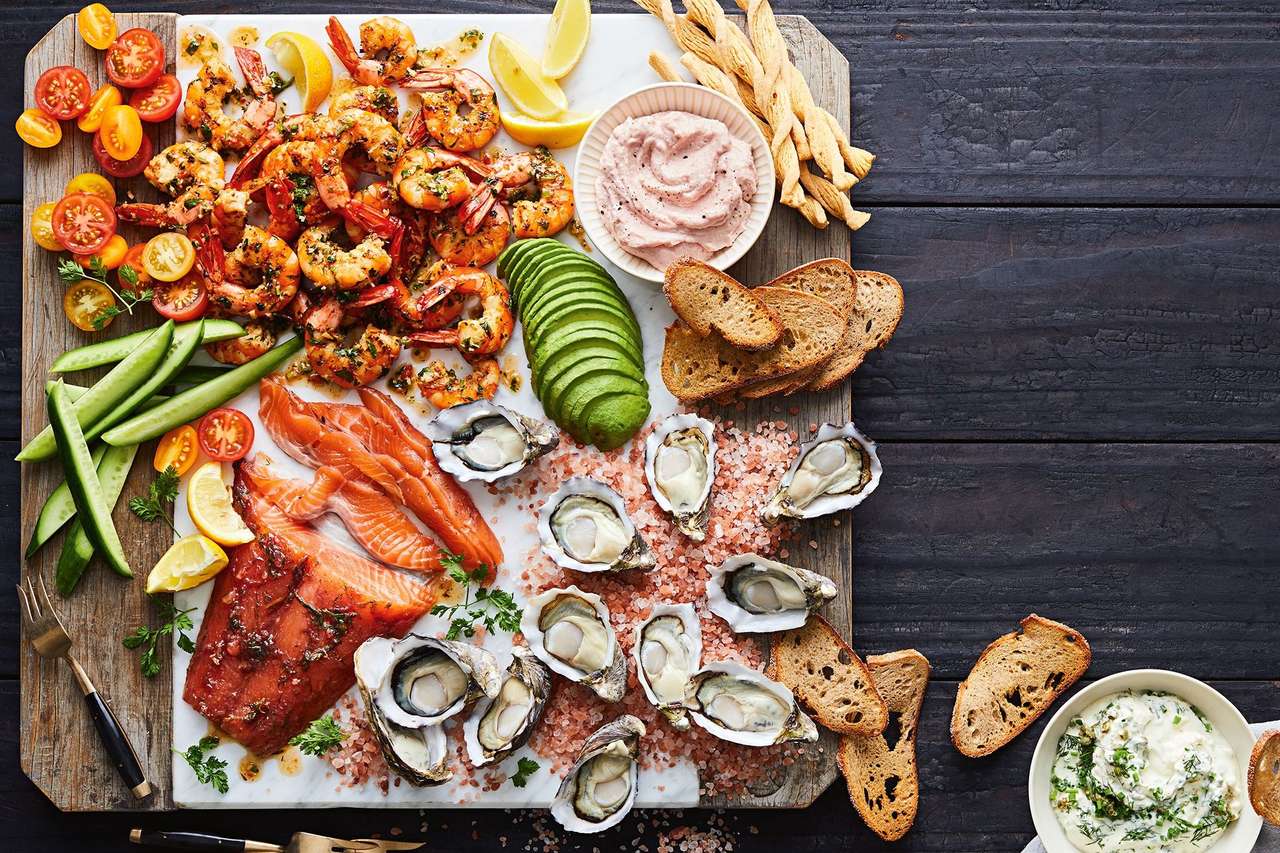 Seafood Plate jigsaw puzzle online