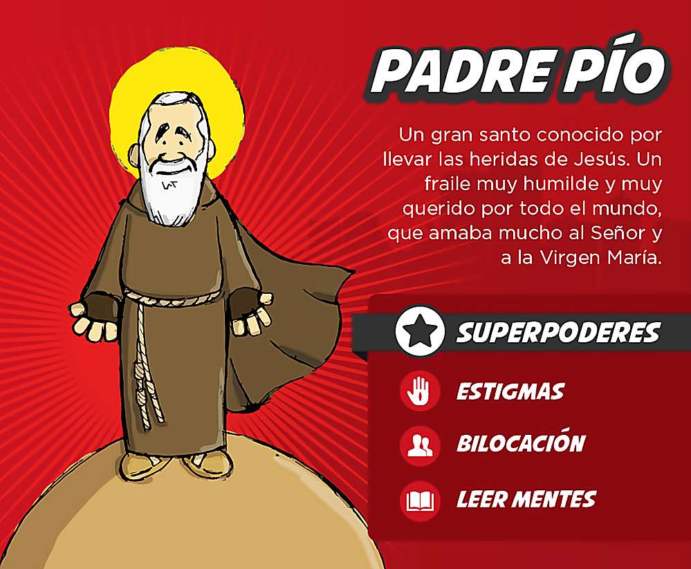 Fader Pio. Pussel online