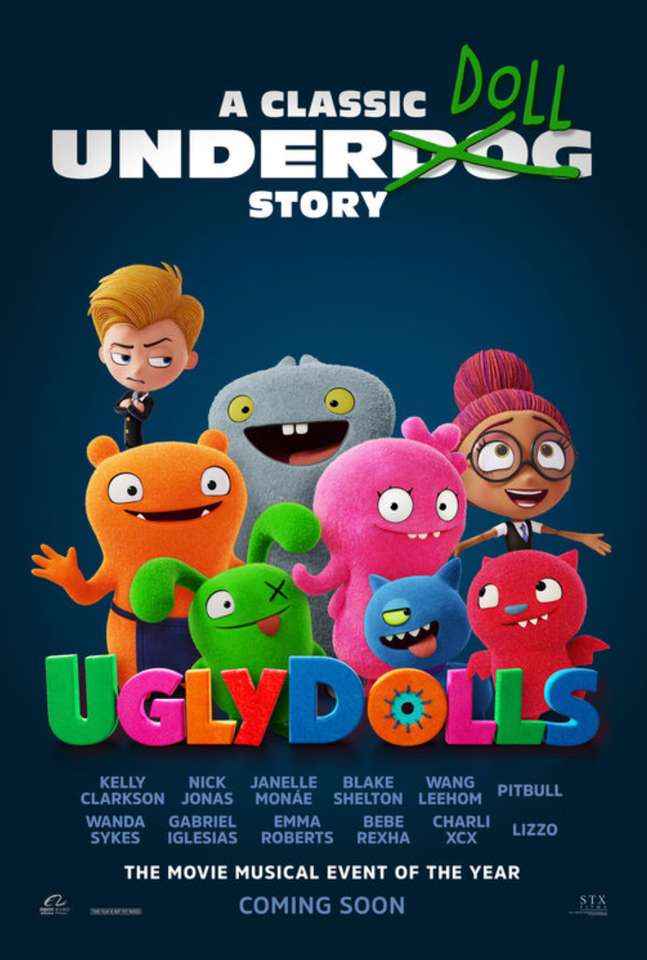 Cartel de película de Uglydolls rompecabezas en línea