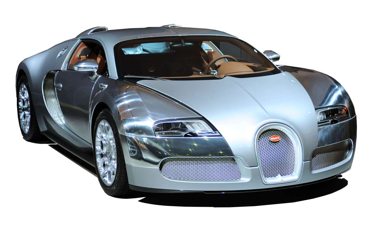 Bugatti Veyron-Kutsche. Puzzlespiel online
