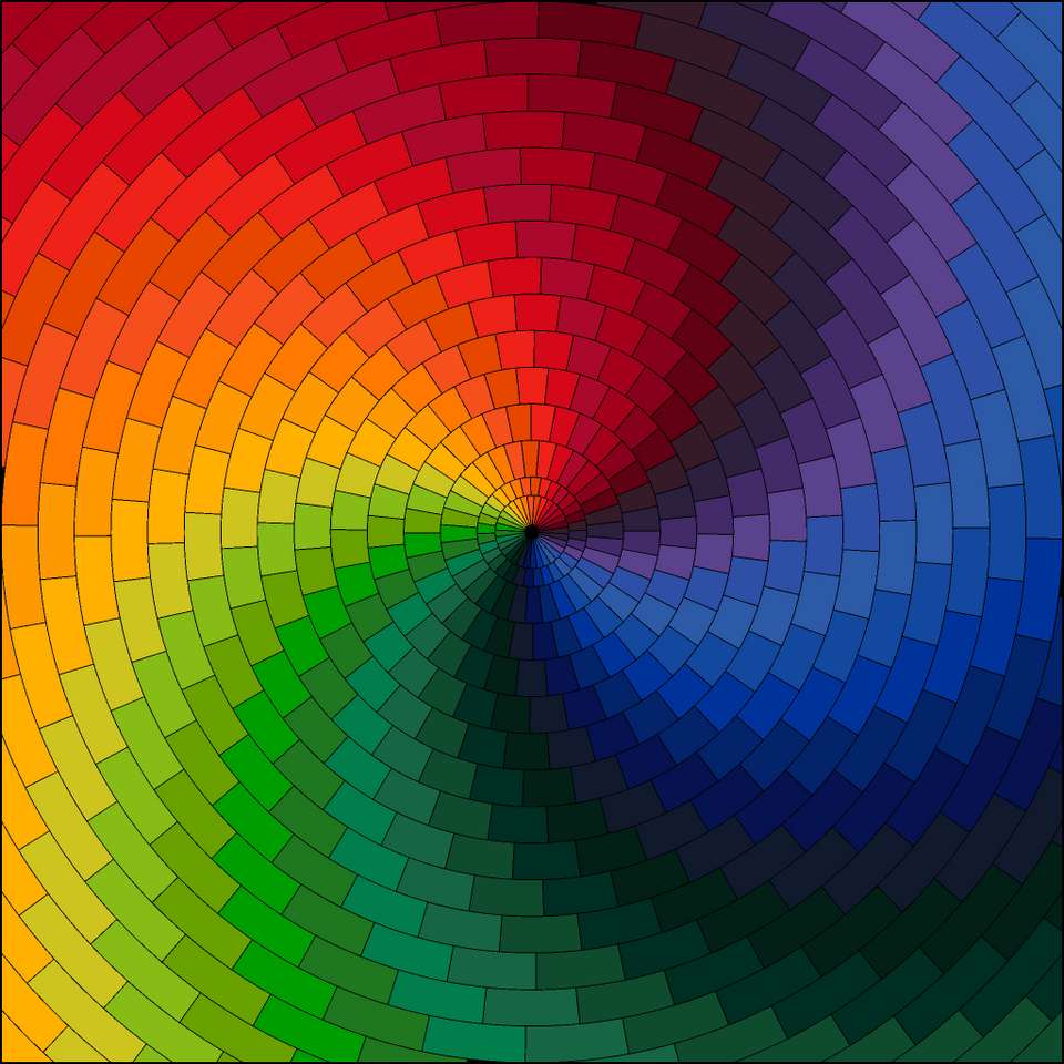 Palette de couleurs. puzzle en ligne