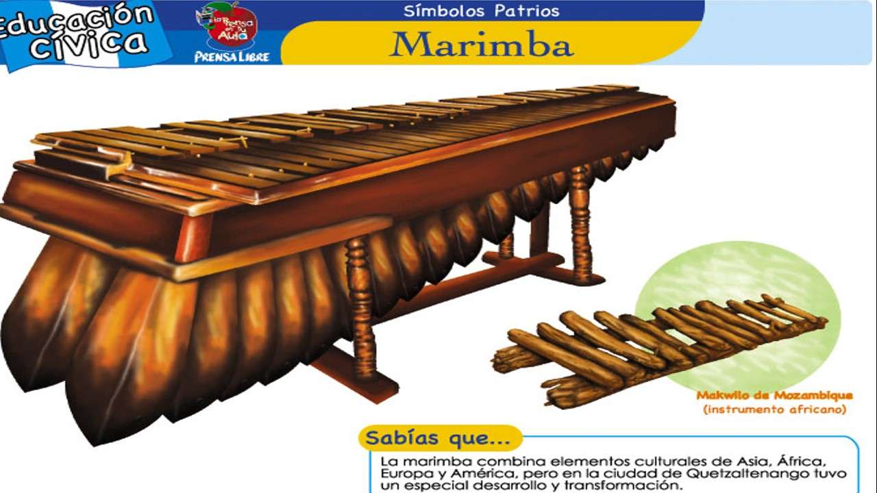 Guatemalas autochthonous instrument Pussel online