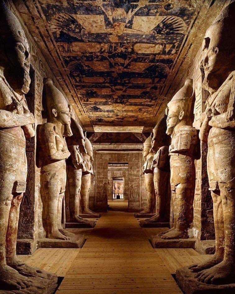 O templo de ramses ll -abu simbel sul do Egito puzzle online