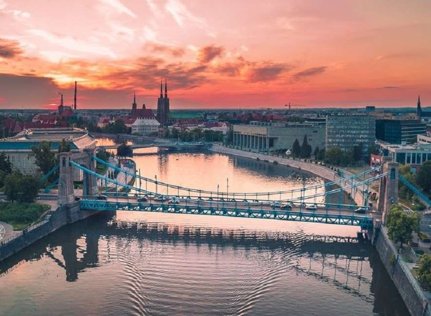 Bridges Wroclaw online puzzle