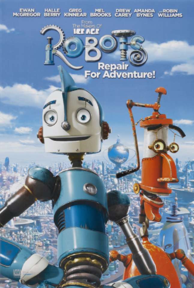 Постер фильма Роботы 2005 года пазл онлайн
