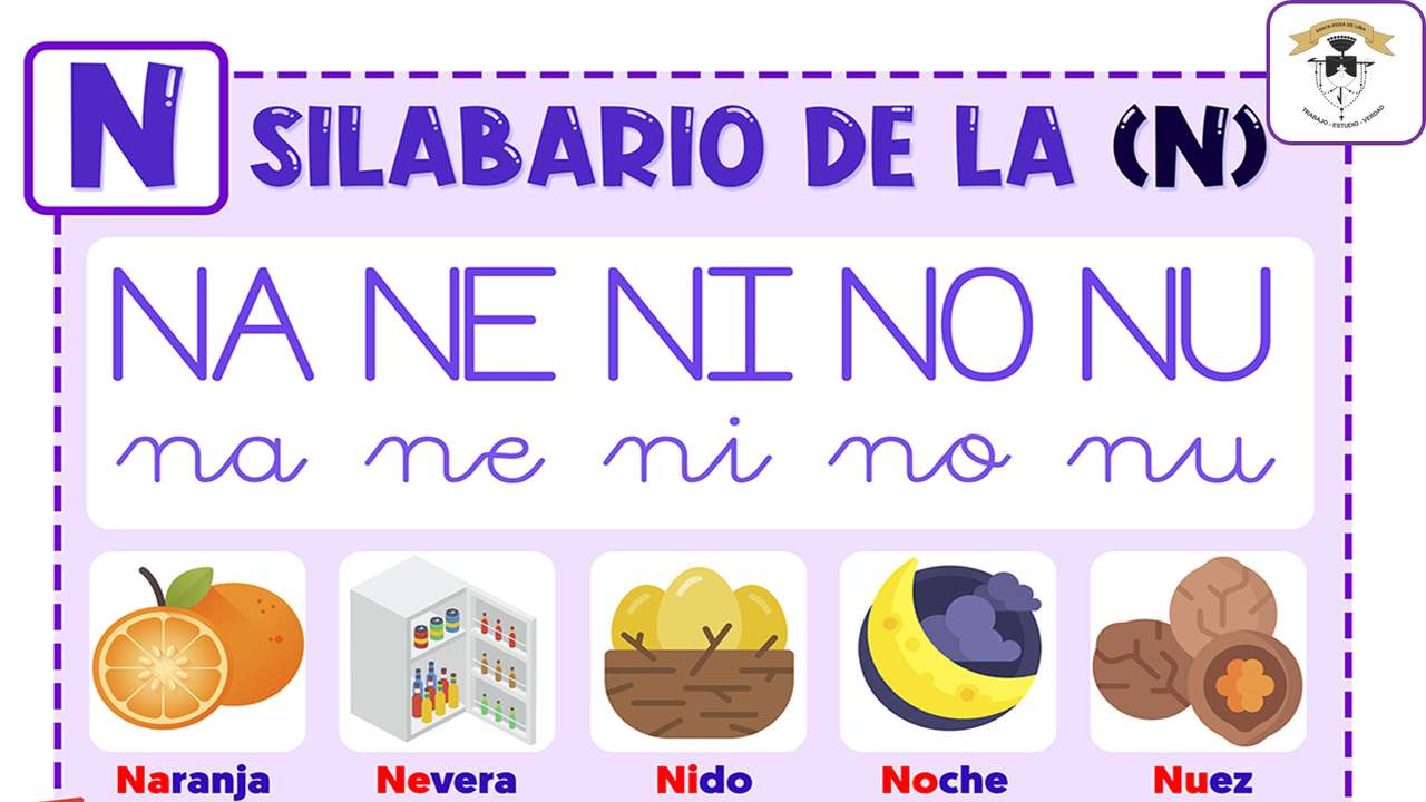 DESCUBRA POUCAS PALAVRAS COM A LETRA "N" quebra-cabeças online