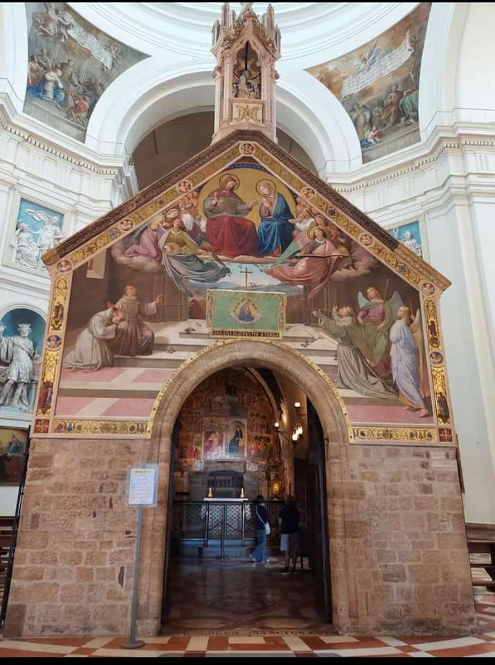 La Porziuncola kyrka av S.francesco Assisi pussel på nätet