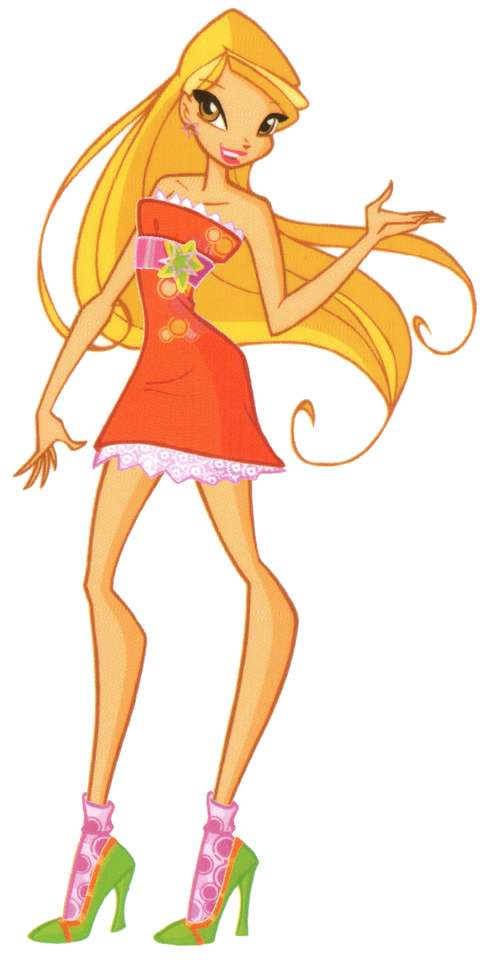 A FUN CHARACTER FROM WINX CLUB STELLA jigsaw puzzle online