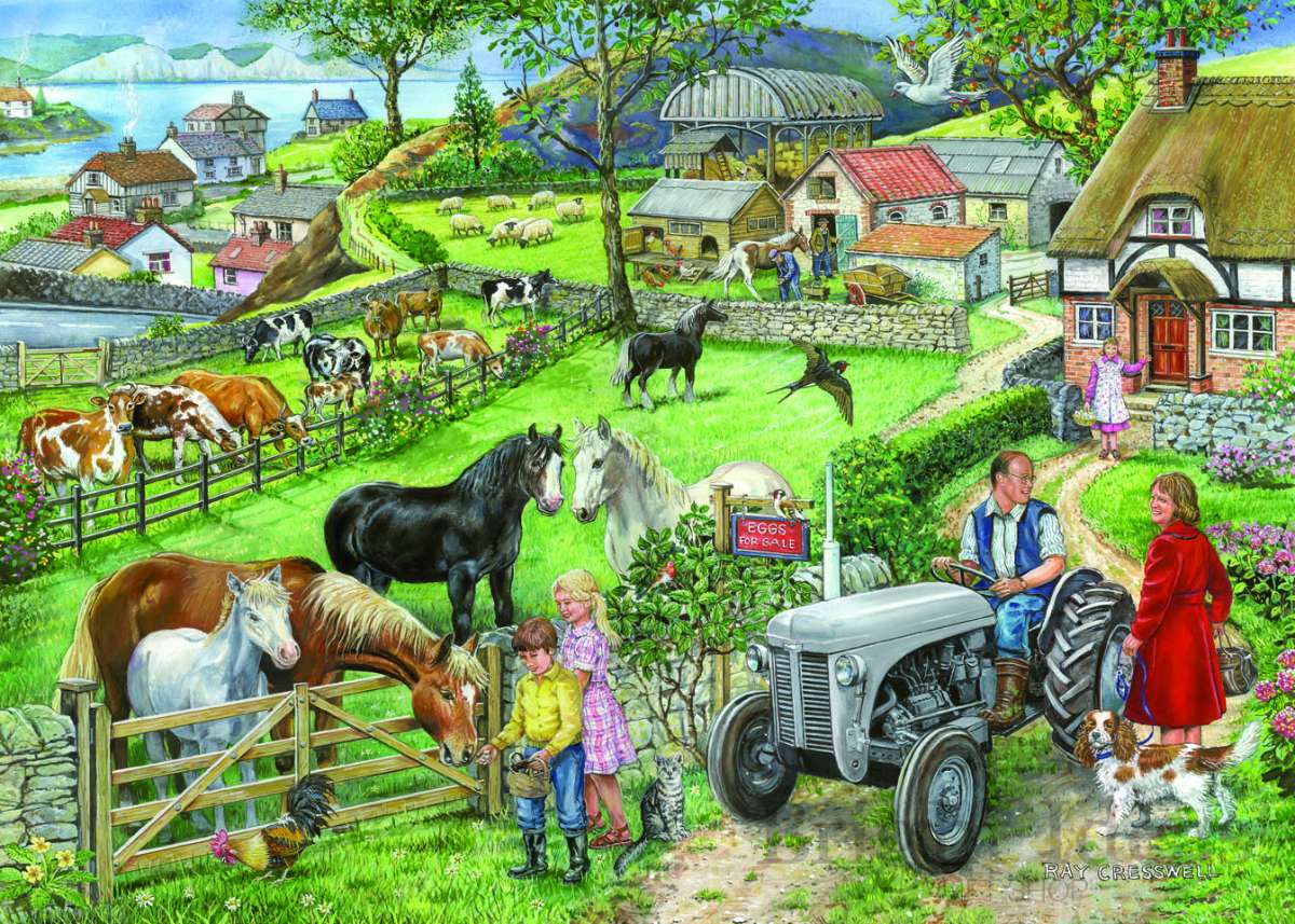 Gospodărie în mediul rural jigsaw puzzle online