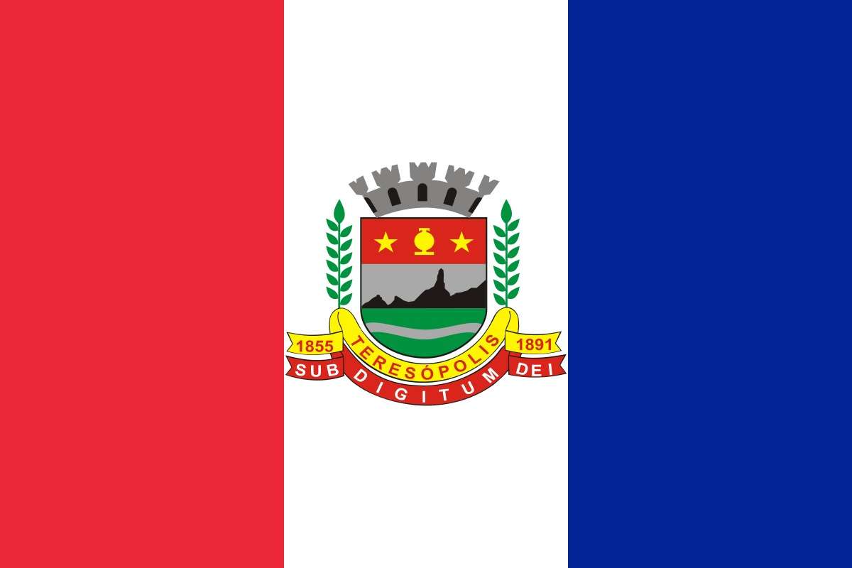 Flagga av Teresópolis pussel på nätet