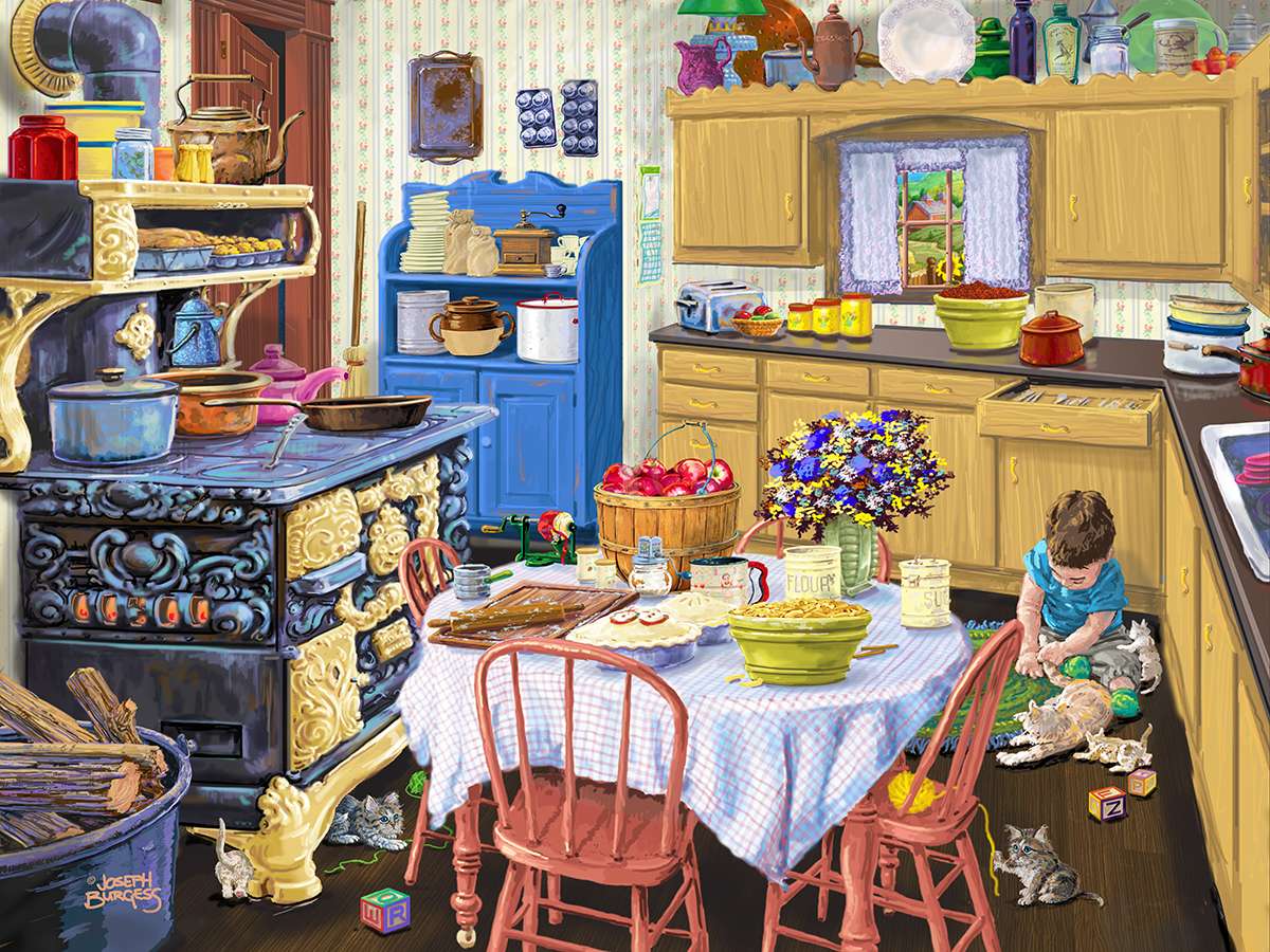 Bucătăria lui Nana. jigsaw puzzle online