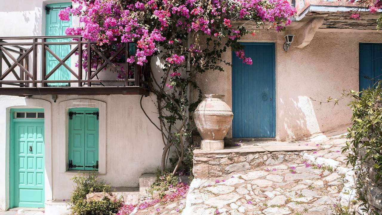 Греческий остров Алонисос онлайн-пазл
