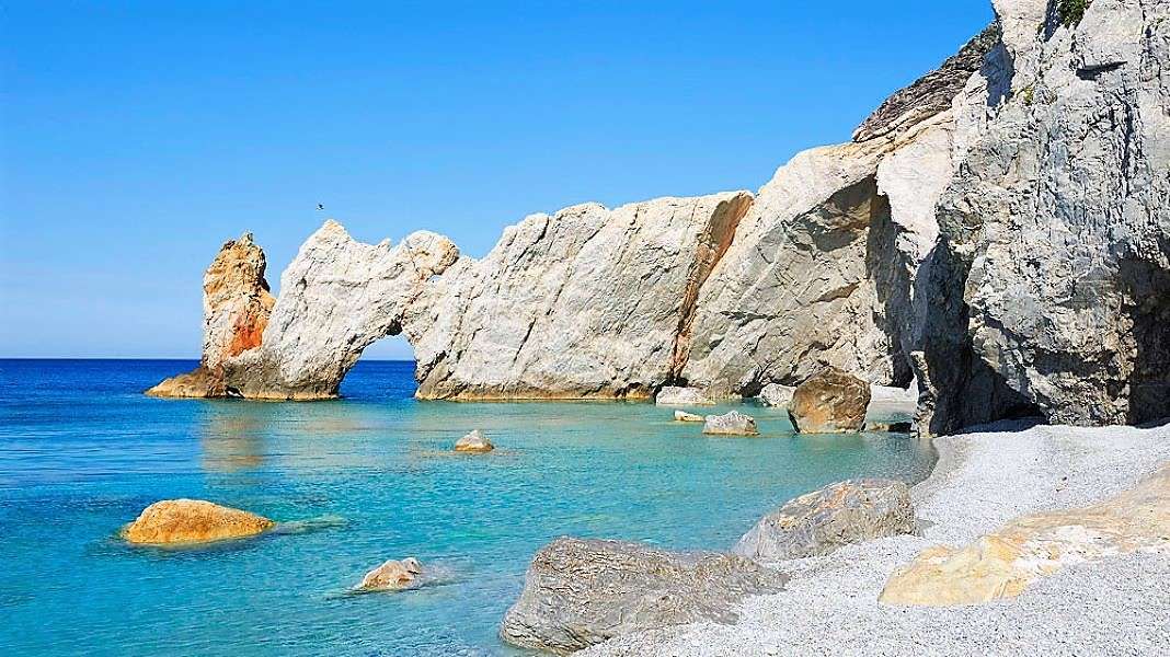 Σκιάθος Ελληνικό νησί Λαλάρια online παζλ