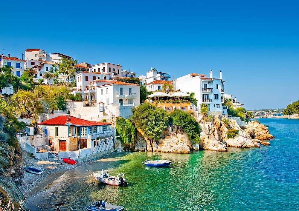 Скиатос гръцки остров онлайн пъзел