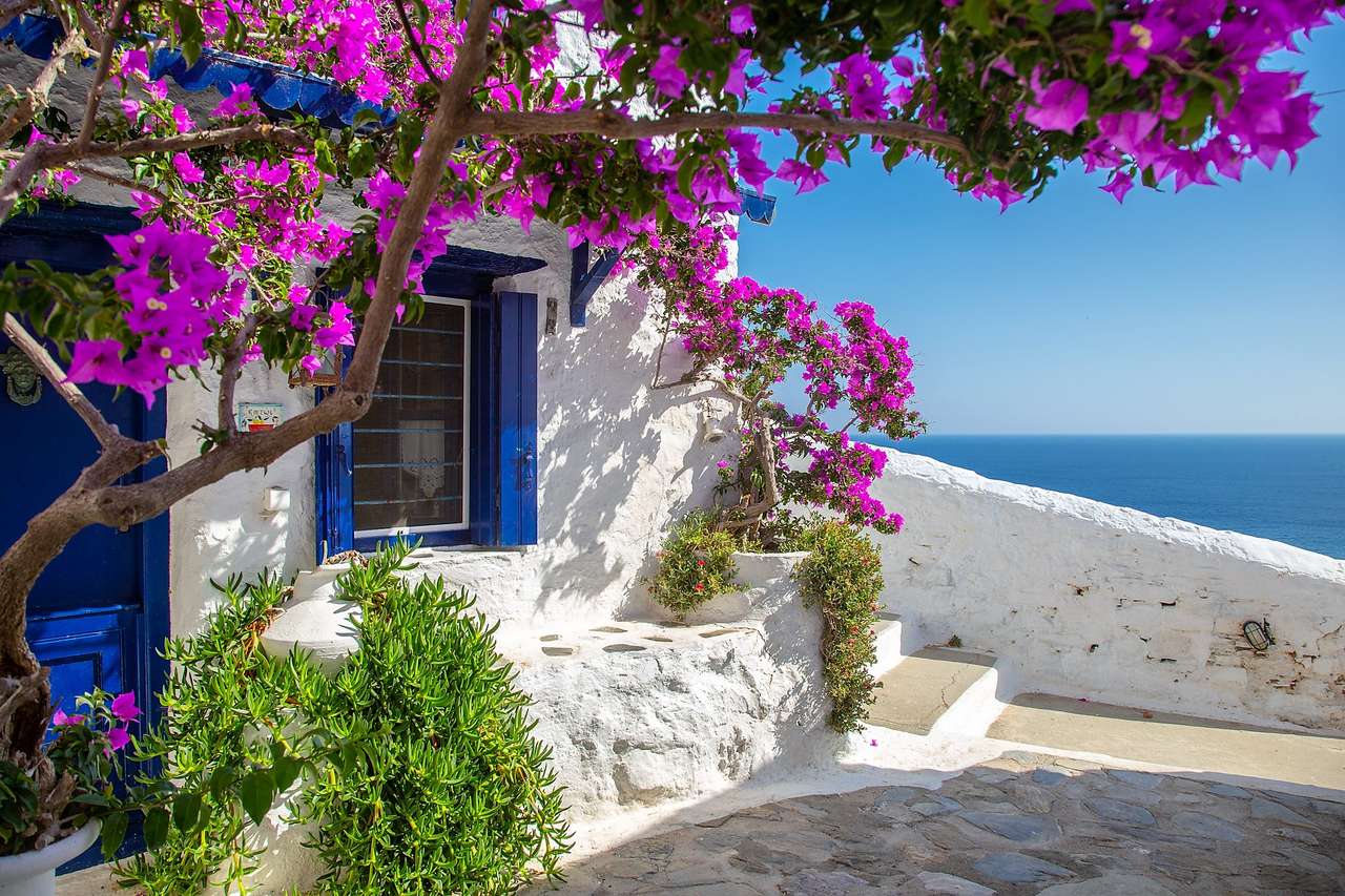 Skopelos Greek Island Glossa quebra-cabeças online