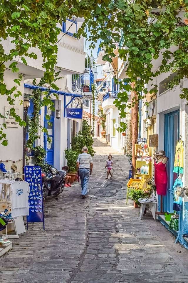 Skopelos Greacă Insula Glossa puzzle online