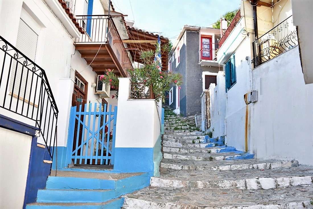 Skopelos Greek Island Glossa rompecabezas en línea