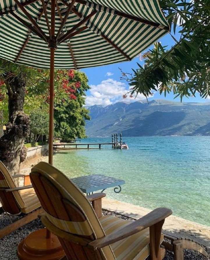 Itálie: Jezero Garda. skládačky online